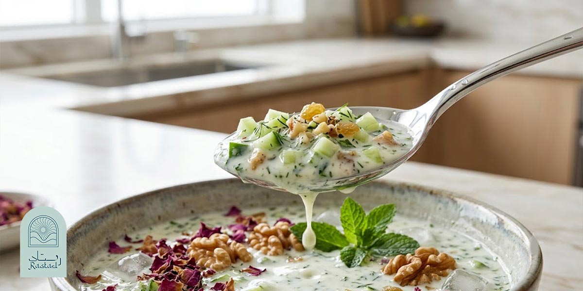 طرز تهیه آبدوغ خیار