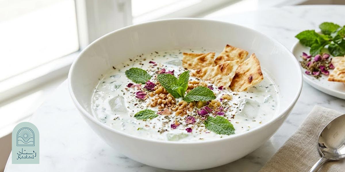 طرز تهیه آب دوغ خیار ساده خانگی