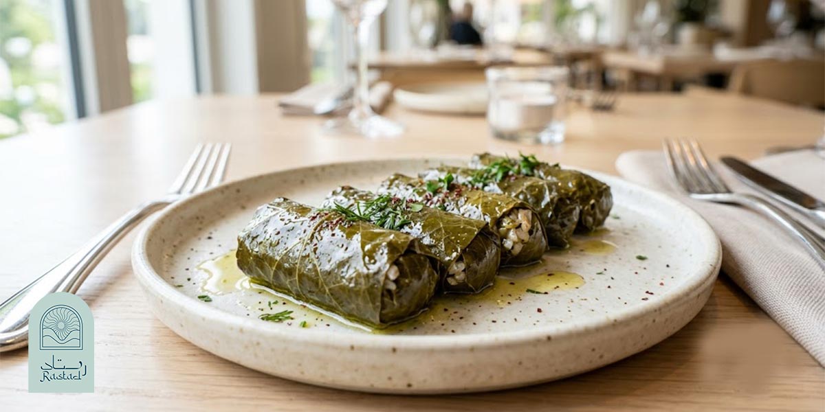 طرز تهیه دلمه برگ مو